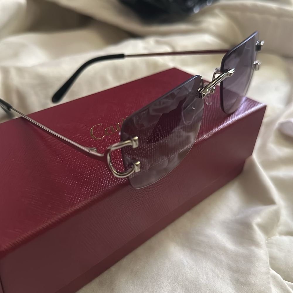 Cartier glasses with grey tint